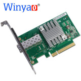 Winyao E599F1 PCI-E万兆光纤网卡 Intel 82599 服务器X520-DA1