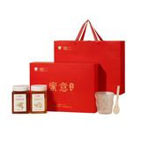 鲍记蜜意礼盒500g*2瓶洋槐枣花蜂蜜送父母长辈节日礼物