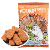 北陆制果日本进口姆明卡通可可味饼干（袋）60g办公室休闲下午茶小零食