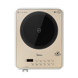 美的（Midea）电磁炉电陶炉家用2200W大功率旋钮电磁灶火锅炉烧水炒菜煮小米粥定时功能专利恒匀火MC-E22C12