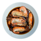 赴鲜记熟醉罗氏沼虾 即食酒醉甜虾 非生腌冷冻露营食材13-16只/盒600g