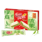 雀巢（Nestle）脆脆鲨茉莉雪芽裸威化夹心饼干14条 休闲零食办公室 独立包装