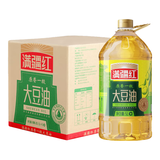满疆红食用油 非转基因 原香一级大豆油5L*4 整箱团购 食用油批发