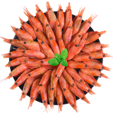 禧美海产加拿大熟冻北极甜虾1斤/袋 65-85只 (MSC认证) 海鲜水产 轻食海鲜