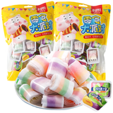 啵尼猪 果汁卷软糖 250g约22盒 彩虹水果味卷 怀旧休闲糖果 儿童果c卷 