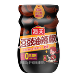 海天辣椒油 豆豉辣椒酱300g 拌面拌饭酱 油泼辣子 豆豉酱  香辣酱家用