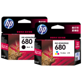 惠普（HP）680黑彩墨盒套装 (适用于HP DeskJet 2138/3638/3636/3838/4678/4538/3777/3778/5078)
