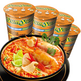 养养YUMYUM冬阴功酸辣虾味浓汤杯面70g*4杯 组合装泡面速食方便面