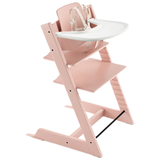 Stokke【杨祐宁同款】成长椅五件套组合TT宝宝儿童餐椅学坐椅 落樱粉