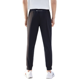 FILA 斐乐官方运动裤男2025年夏季薄款透气防晒针织裤子收口健身长裤