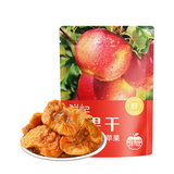 鲜记 苹果干500g 低脂高纤维烟台红富士苹果肉 0添加零食独立包装