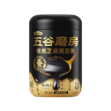五谷磨房黑芝麻糊米糊低GI核桃芝麻黑豆粉即食速食早餐代餐粉600g
