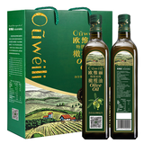 欧维丽（Ouweili）西班牙进口原油特级初榨孕妇儿童橄榄油礼盒500ml*2瓶 中秋节送礼