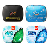 Rio 无糖薄荷糖 酷爽冰凉 14g*2盒+15g*2盒 强劲薄荷 清新口气口香糖