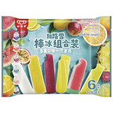 和路雪【侯明昊推荐】桃子西瓜菠萝乳酸百香橙杨梅棒冰六支装423g