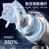 Azeada手持小风扇可折叠usb电风扇桌面挂脖小型半导体制冷冰敷涡轮大风力暴力随身携带超长续航静音礼物