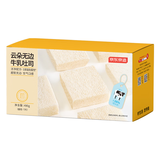 京东京造牛乳无边厚切吐司490g面包早餐糕点心充饥代餐零食0添加防腐剂