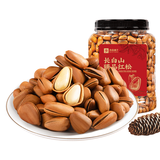 良品铺子长白山臻品红松500g-罐装 特级东北松子大颗粒每日坚果家庭送礼