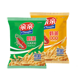 亲亲膨化休闲食品虾条260g（原味+烧烤味）大包装 年货零食大礼包