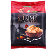 啪啪通（Papatonk）印尼进口海虾片原味+海苔味+冬阴功味40g*3混合味  膨化 休闲零食