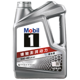 美孚（Mobil）全合成汽机油5W-40 SP级4L美孚1号极光银汽车保养养车自营