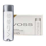 芙丝（VOSS）天然矿泉水 330ml*15瓶/箱 含锶低钠弱碱性高端小瓶1号会员店专供