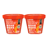 小熊驾到番茄肉酱冲泡螺旋意面167g*2盒 2分钟免煮方便面速食拌面意大利面