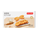 京东京造蝴蝶酥上海特产中式糕点心休闲零食饼干小吃120g糕点年货礼盒特产