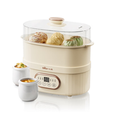 小熊（Bear）电炖锅 电炖盅 炖汤盅电炖锅 煲汤锅炖汤锅 隔水炖 婴儿煮粥锅熬粥燕窝炖盅小型1-2人DDZ-C10V1 1L