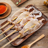 美佳渔港鱿鱼板串600g（8串）铁板烧烤食材