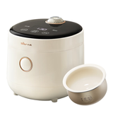 小熊（Bear） 电饭煲1-2人 小电饭锅 迷你小型家用小容量一键快煮陶瓷油内胆可预约微压多功能1.6L DFB-C16K1