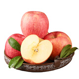 西域美农正宗陕西洛川红富士苹果2025年新果4.5斤170+ 脆甜新鲜 源头直发