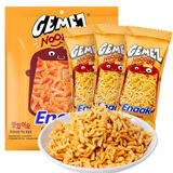 GEMEZ印尼进口小鸡干脆面 方便面休闲进口零食 曲曲面烧烤味20g*3包