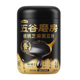 五谷磨房 黑芝麻糊大黑罐五谷杂粮早餐代餐粉 核桃芝麻黑豆粉428g 罐装