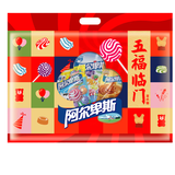 阿尔卑斯 五福临门糖果喜庆大礼包838g 硬糖软糖混合糖果婚庆 节日送礼