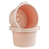 五月花泡脚桶加深24cm*1只装洗脚桶家用足浴桶洗脚泡脚盆塑料盆水桶