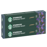 星巴克（Starbucks）胶囊咖啡意式浓缩30颗深度烘焙黑咖啡 适配Nespresso胶囊咖啡机
