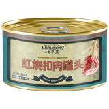 七华星红烧扣肉罐头户外方便应急家庭储备下饭 200g*6罐 微辣