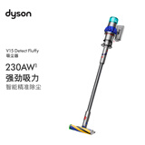 戴森（DYSON） V15 Detect Fluffy无绳吸尘器新一代蓝色【原装进口】手持无线 除螨 宠物家庭适用