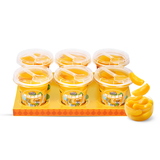 三只松鼠（Three Squirrels）冷藏更绝！多汁黄桃水果捞 酸甜清爽 办公室零食6杯装
