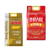 金龙鱼御品稻花香5kg*1+乔府大院长粒香真空装5kg*1东北好米粒粒香甜