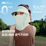 蕉下（beneunder）遮阳帽男防晒帽女磁吸防晒面罩全脸口罩太阳帽空顶帽敏感肌AS721