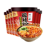 李子柒薯你弹酸辣粉（湿粉） 252g*6 米粉米线方便速食