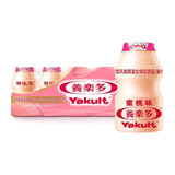 养乐多活菌型乳酸菌富含铁乳饮品 蜜桃味100ml*5瓶*4
