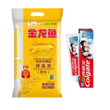 金龙鱼御品珍珠米2.5kg+高露洁超强牙膏140g-高钙【安心好物】