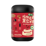 燕之坊100%有机核桃芝麻黑豆粉500g 家庭儿童无糖无添加营养早餐代餐粉
