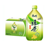 康师傅 绿茶低糖蜂蜜绿茶 1升*12瓶  绿茶饮料 1件