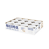 卡士（CLASSY.KISS）每日钙优高钙原味酸奶原味90g十二联4组装麦德龙