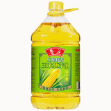 鲁花玉米胚芽油5L 压榨玉米油 清香健康 家庭囤货装
