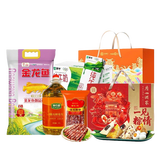 金龙鱼米+粽子+油+腊肠+坚果+纯牛奶套装商品（B）